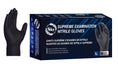 Load image into Gallery viewer, SKY SUPREME Black Examination Nitrile Gloves (5MIL)