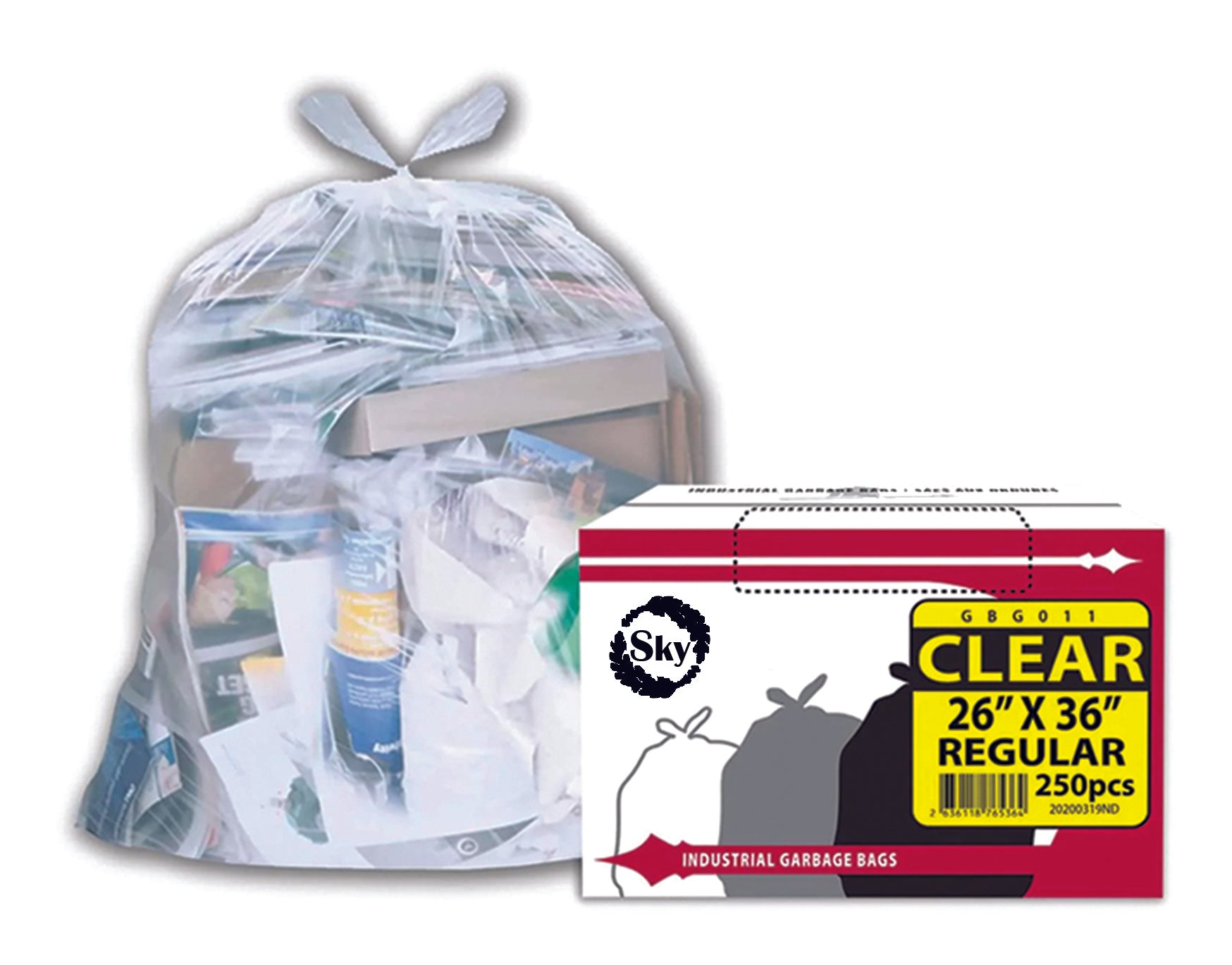 Clear Garbage Bags