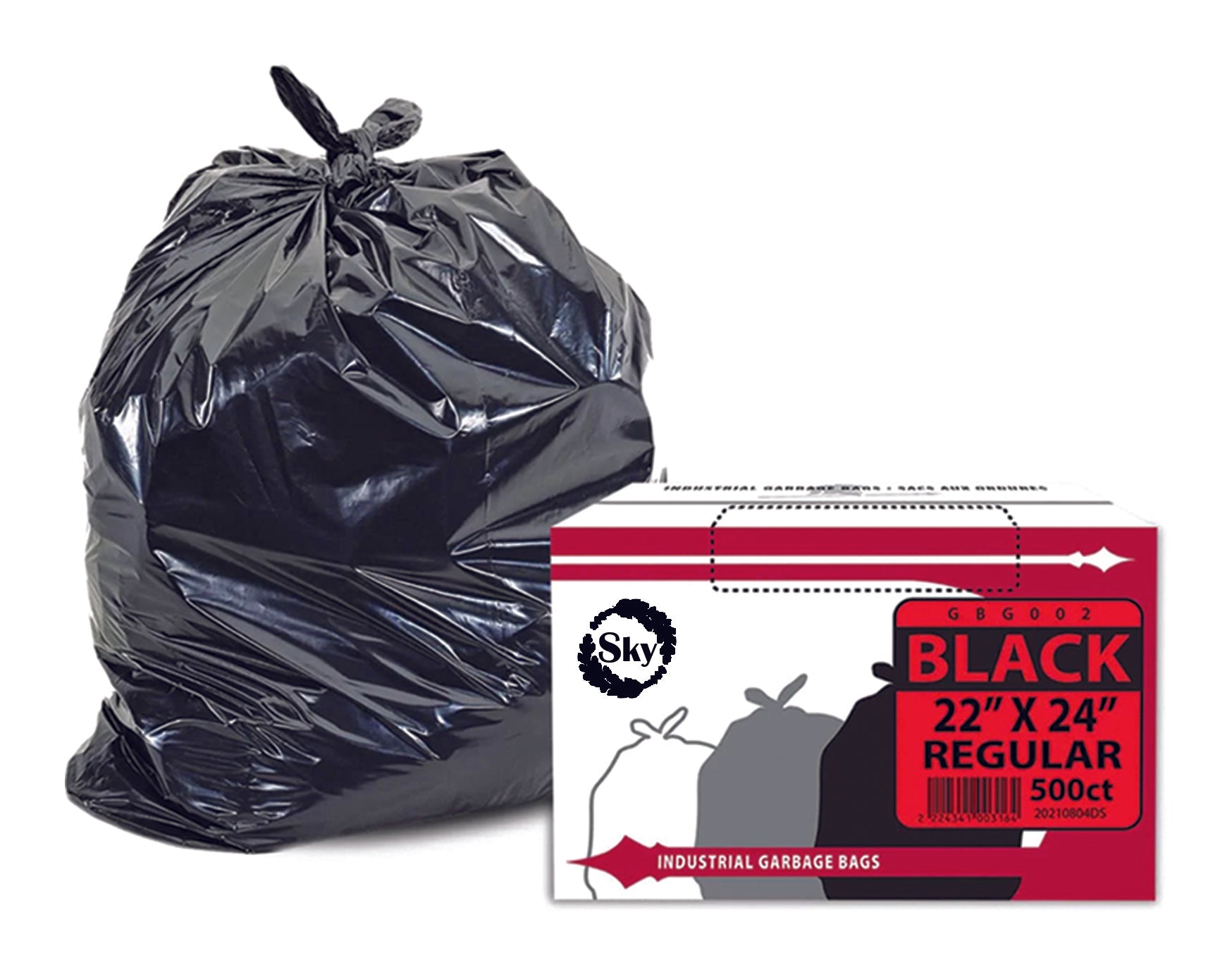 SKY Black Garbage Bags